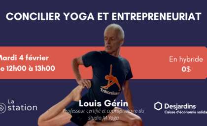 Concilier yoga et entrepreneuriat