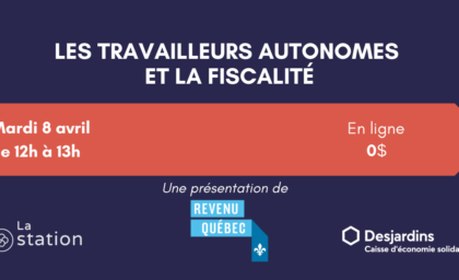 Les travailleurs autonomes et la fiscalité