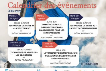 CALENDRIER DU MOIS DE JUIN 😎