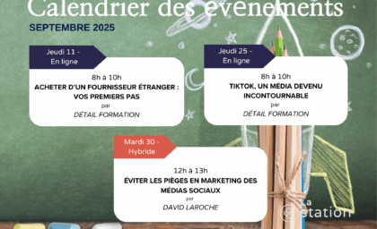 CALENDRIER DU MOIS DE SEPTEMBRE 💼