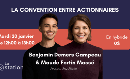 La convention entre actionnaires