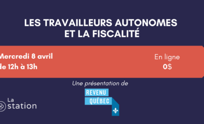 Les travailleurs autonomes et la fiscalité