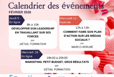 CALENDRIER DU MOIS DE FÉVRIER 💌