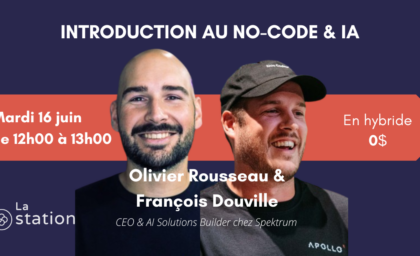 INTRODUCTION AU NO-CODE & IA
