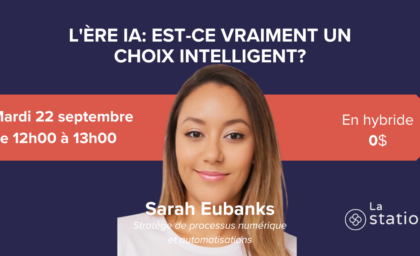 Balado : L’ère IA : est-ce vraiment un choix intelligent ?