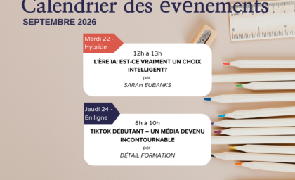 CALENDRIER DU MOIS DE SEPTEMBRE